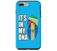 Carcasa para iPhone 7 Plus/8 Plus Patrimonio de la Bandera de ADN de Barbados y Guyana