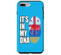 Carcasa para iPhone 7 Plus/8 Plus Patrimonio de la Bandera de ADN de Mezcla Georgiana y Armenia