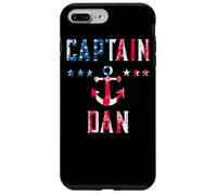 Carcasa para iPhone 7 Plus/8 Plus Patriótico Capitán Dan Vintage Bandera de Estados Unidos 4 de Julio