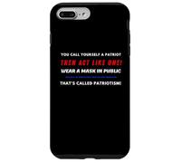 Carcasa para iPhone 7 Plus/8 Plus Patriots Wear Masks In Public Social Distance USA Patriotic