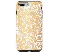 Carcasa para iPhone 7 Plus/8 Plus Patrón Mandala de Flor Amarilla Boho Floral Elegante