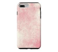 Carcasa para iPhone 7 Plus/8 Plus Patrón Retro Vintage Rosa y Crema Envejecido