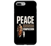 Carcasa para iPhone 7 Plus/8 Plus Peace Kindness Compassion Walk for Peace Monk & Aloka Dog