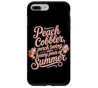 Carcasa para iPhone 7 Plus/8 Plus Peach Cobbler Porch Swing and a Heavy Pour of Summer
