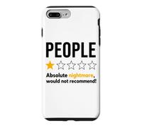 Carcasa para iPhone 7 Plus/8 Plus People One Star Absolute Nightmare Would Not Recommend