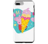Carcasa para iPhone 7 Plus/8 Plus Peppa Pig Yum Ice Cream