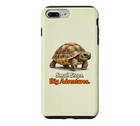 Carcasa para iPhone 7 Plus/8 Plus Pequeños Pasos Grandes Aventuras: Marching Baby Tortoise