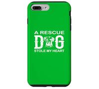 Carcasa para iPhone 7 Plus/8 Plus Perro de Rescate robó mi corazón Adopción Amor