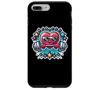 Carcasa para iPhone 7 Plus/8 Plus Pesas para Levantar el corazón Entrenamiento médico Cardiovascular Saludable