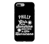 Carcasa para iPhone 7 Plus/8 Plus Philly Girls Are Sunshine and a Huracán Funny Dark
