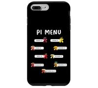 Carcasa para iPhone 7 Plus/8 Plus Pi Menú Sabores de Pi Pie Sabores Pastel Menú Divertido Día Pi