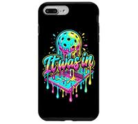 Carcasa para iPhone 7 Plus/8 Plus Pickleball Divertido de Goteo de los 90 Estaba en una Disputa de la Corte de Goteo