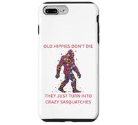 Carcasa para iPhone 7 Plus/8 Plus Pie Grande Sasquatch Flower Power Locos Viejos Hippies