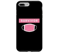 Carcasa para iPhone 7 Plus/8 Plus Pink Face Mask Survivor Cure Cancer Patients