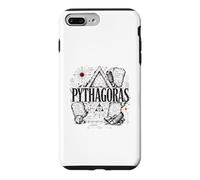 Carcasa para iPhone 7 Plus/8 Plus Pitágoras Antigua Geometría Matemática Teorema Símbolos