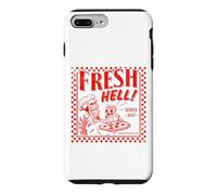 Carcasa para iPhone 7 Plus/8 Plus Pizza Satan Fresh Hell Satan Occult Satanic Lucifer