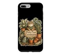 Carcasa para iPhone 7 Plus/8 Plus Plant Care Coordinator Gato Plantas Casa