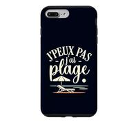 Carcasa para iPhone 7 Plus/8 Plus Playa Francesa de Verano Relajado J'peux Pas J'Ai Plage