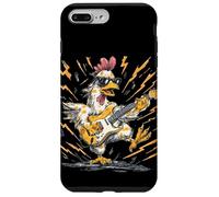 Carcasa para iPhone 7 Plus/8 Plus Pollo de Guitarra eléctrica Mecedora con Gafas de Sol geniales