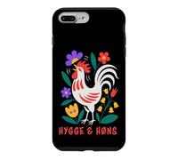 Carcasa para iPhone 7 Plus/8 Plus Pollos de Patio Trasero Hygge Arte Popular Gallo