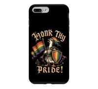 Carcasa para iPhone 7 Plus/8 Plus Pon la bocina a tu Orgullo Medieval REN Faire Goose LGBTQ