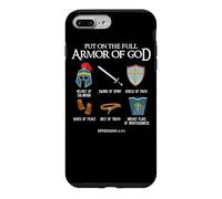 Carcasa para iPhone 7 Plus/8 Plus Poner la Armadura Completa de Dios Cristiano Versículo Biblia Efesios