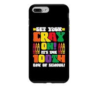 Carcasa para iPhone 7 Plus/8 Plus Ponte tu Cray On It's The 100th Day of School Funny Teacher