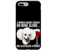 Carcasa para iPhone 7 Plus/8 Plus Poodle Wine Lover Gift For Her