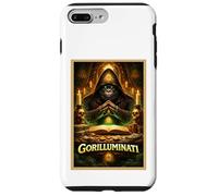 Carcasa para iPhone 7 Plus/8 Plus Póster artístico Gorilla Funny Ape Animal Secret Parody Society