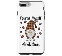 Carcasa para iPhone 7 Plus/8 Plus Poured Myself a Cup of Ambition Mug GNOME Coffee Drinking