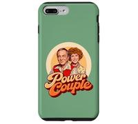 Carcasa para iPhone 7 Plus/8 Plus Power Couple! Funny The Ropers Romp Vintage Three's Company