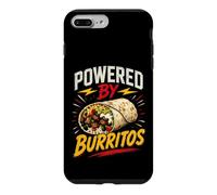 Carcasa para iPhone 7 Plus/8 Plus Powered by Burritos Funny Burrito Saying Humor Joke Gag