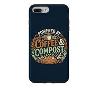 Carcasa para iPhone 7 Plus/8 Plus Powered by Coffee & Compost Funny Gardener