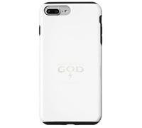 Carcasa para iPhone 7 Plus/8 Plus Powered by God Christian Faith T-Shirt