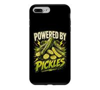Carcasa para iPhone 7 Plus/8 Plus Powered by Pickles Funny Pickle Saying Humor Joke Gag