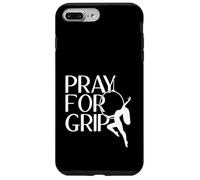 Carcasa para iPhone 7 Plus/8 Plus Pray For Grip - Aro para Antena de Amor, Regalo de Yoga aéreo