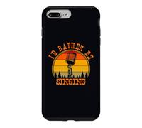 Carcasa para iPhone 7 Plus/8 Plus Prefiero Estar Cantando música vocalista Humor