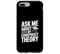 Carcasa para iPhone 7 Plus/8 Plus Pregúntame sobre mi teoría de la conspiración Amante OVNI
