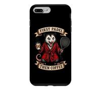 Carcasa para iPhone 7 Plus/8 Plus «Primero Pádel, Luego Café», Dice La Zarigüeya