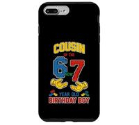 Carcasa para iPhone 7 Plus/8 Plus Primo 67 Meme Cumpleaños 7 años Bloques de construcción Ladrillos
