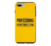 Carcasa para iPhone 7 Plus/8 Plus Profesional de Oficina fingiendo Que Todo está Bien