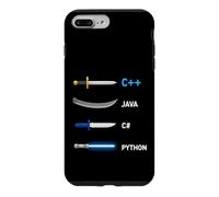 Carcasa para iPhone 7 Plus/8 Plus Programador Arma Diciendo Plus Plus Java Sharp Python