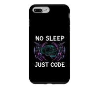 Carcasa para iPhone 7 Plus/8 Plus Programmer Hacker No Sleep Just Code Cyberpunk Brain