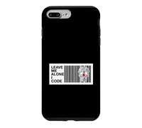 Carcasa para iPhone 7 Plus/8 Plus Programmer Leave Me Alone I Code Circuit Skull