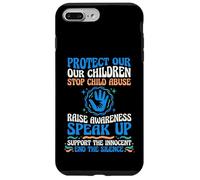 Carcasa para iPhone 7 Plus/8 Plus Proteja a Nuestros niños Detenga el abuso Infantil Apoyo a los Def
