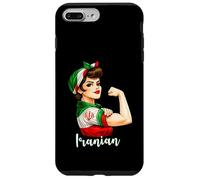 Carcasa para iPhone 7 Plus/8 Plus Proud Strong Iranian Girl Woman Girlfriend Iran Flag