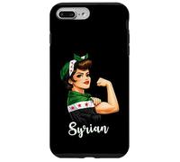 Carcasa para iPhone 7 Plus/8 Plus Proud Strong Syrian Girl Woman Girlfriend New Syria Flag