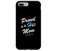 Carcasa para iPhone 7 Plus/8 Plus Proud To Be His Mom Transgender Pride Flag Trans Hijo