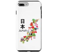 Carcasa para iPhone 7 Plus/8 Plus Proudly from Japan, Cool Japan Culture Map Graphic Designs