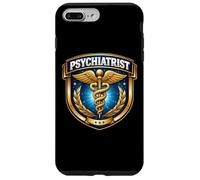 Carcasa para iPhone 7 Plus/8 Plus Psiquiatra Psiquiatría Médico Médico Caduceo Insignia MD
